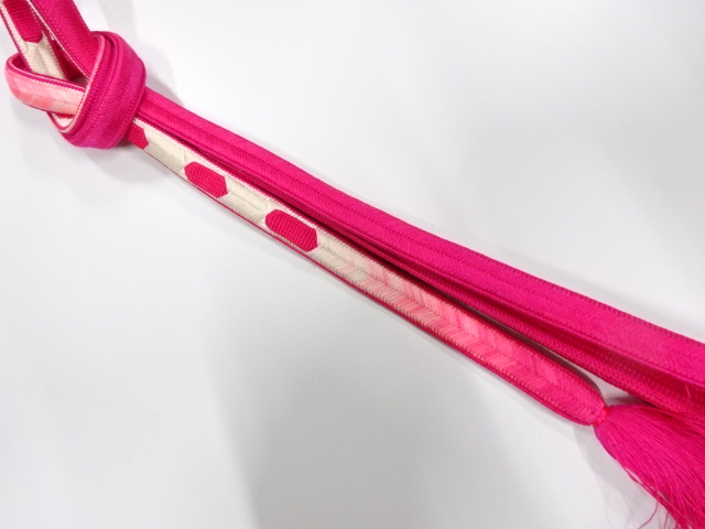 正絹　手組帯締め